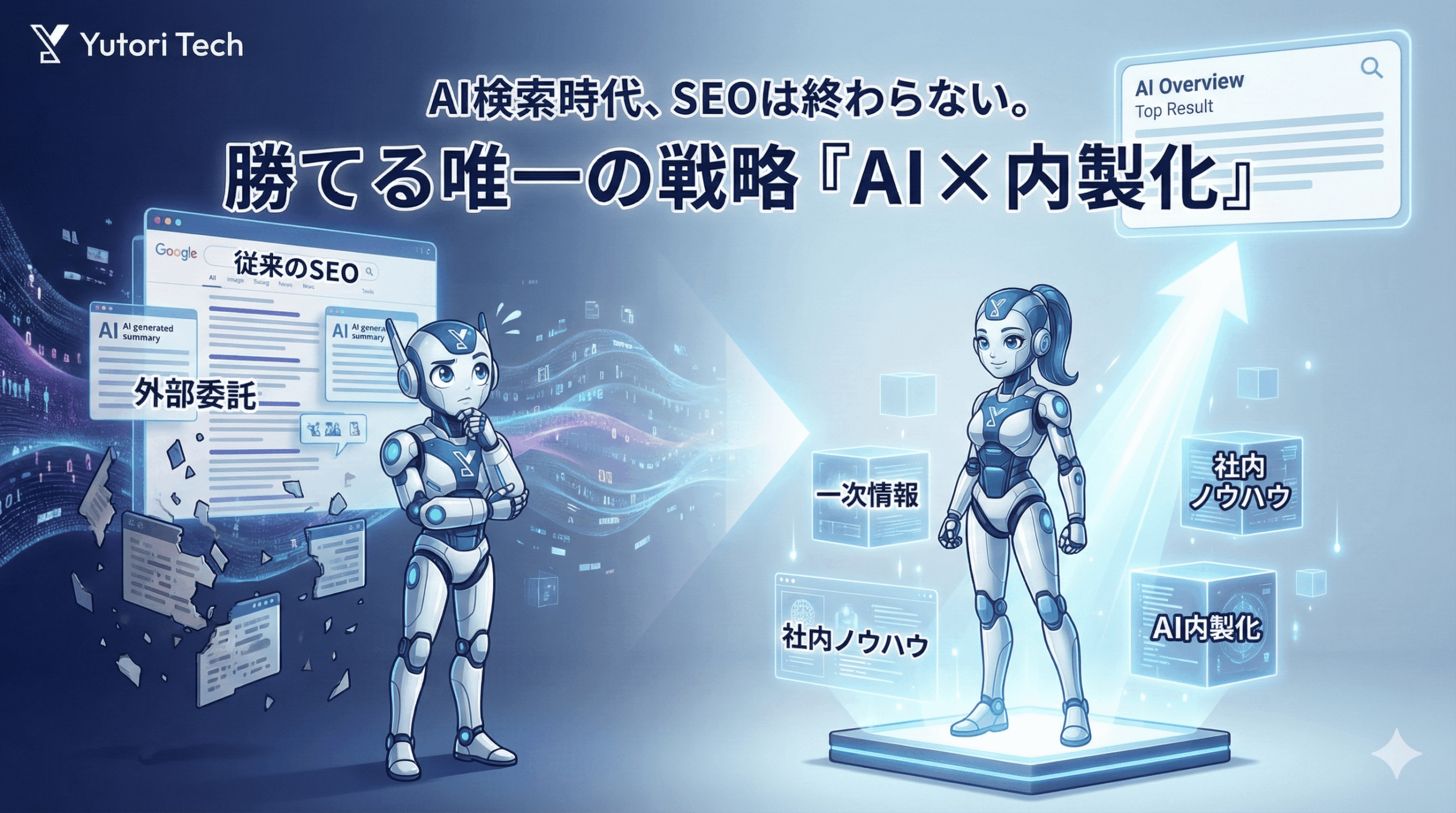 AI検索（SGE）でSEOは終わる？AI時代に「勝てる」唯一のコンテンツ戦略とは